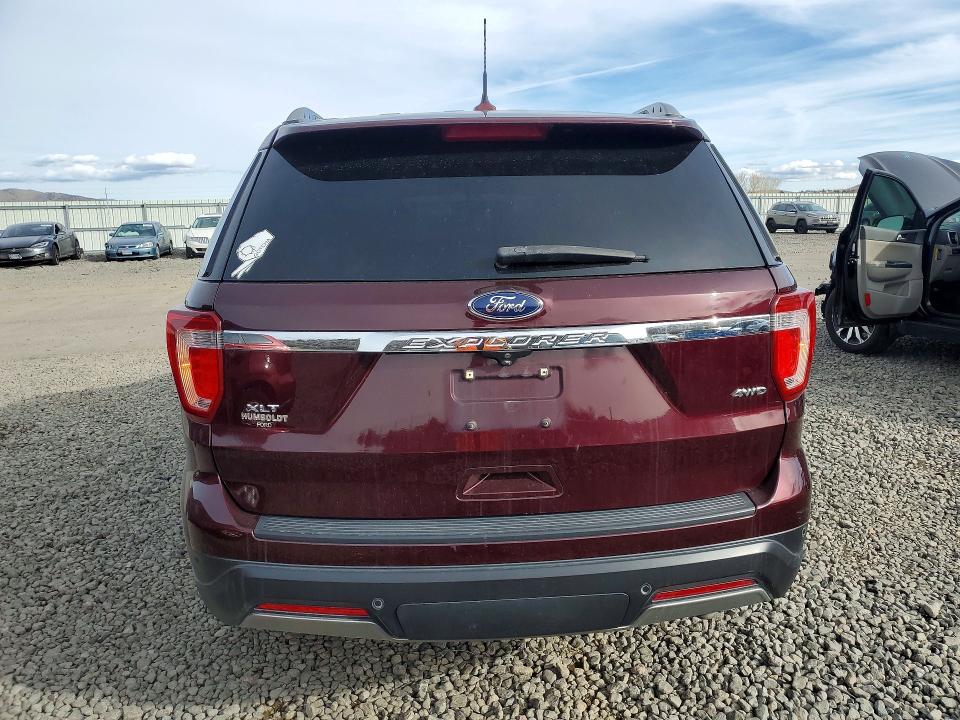 2019 Ford Explorer VIN 1FM5K8D89KGA73615 COPART salvage auction — SIDE, Nv - Salvage Title, sold $2,600 on 2026-07-09 (photo 6)
