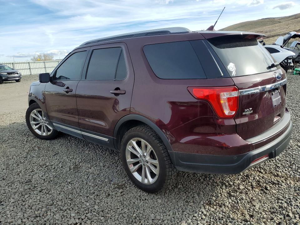 2019 Ford Explorer VIN 1FM5K8D89KGA73615 COPART salvage auction — SIDE, Nv - Salvage Title, sold $2,600 on 2026-07-09 (photo 2)