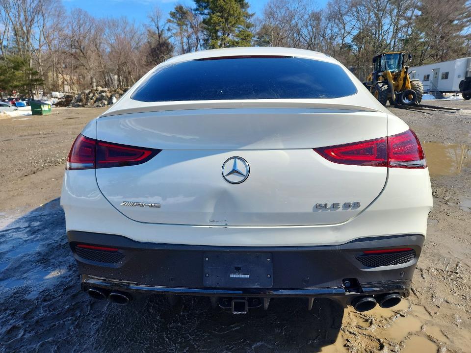 2022 Mercedes-Benz GLE-Class VIN 4JGFD6BB8NA744832 COPART salvage auction — Front End, CA - CERTIFICATE OF TITLE, sold $31,000 on 2026-07-01 (photo 6)