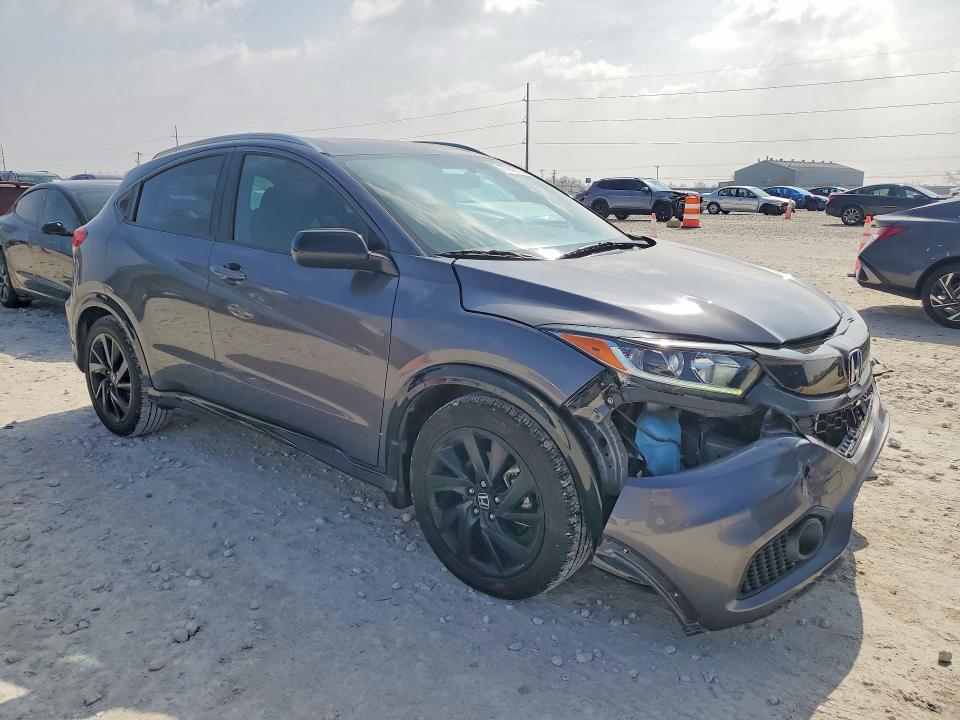 2022 Honda Hr-v VIN 3CZRU5H1XNM733693 COPART salvage auction — FRONT END, Tx - Salvage Vehicle Title, sold $7,400 on 2026-07-02 (photo 4)