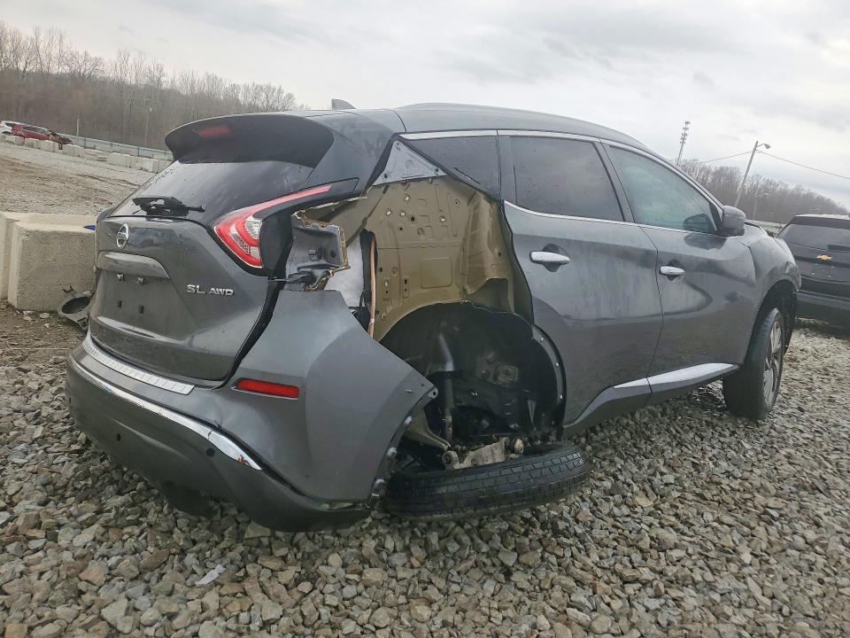 2016 Niss Murano VIN 5N1AZ2MH0GN161575 COPART salvage auction — ALL OVER, WV - CERTIFICATE OF TITLE, sold $825 on 2026-07-09 (photo 3)