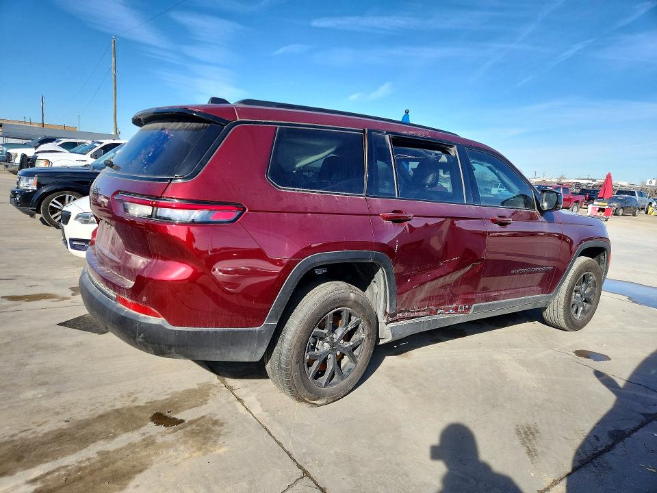 2025 Jeep Grand cher VIN 1C4RJJAG6S8697491 COPART salvage auction — SIDE, Tx - Certificate Of Title (P), sold $15,600 on 2026-07-02 (photo 3)