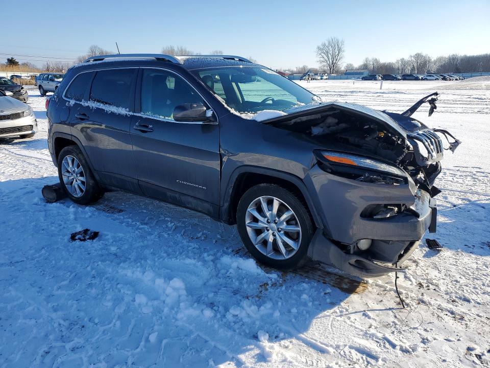 2017 Jep Cherokee VIN 1C4PJLDB0HW642767 COPART salvage auction — FRONT END, ST, sold $1,500 on 2026-07-23 (photo 4)