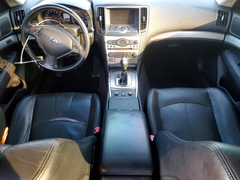 2013 Infiniti G37 VIN JN1CV6AR4DM355995 COPART salvage auction — FRONT END, Il - Salvage Certificate, sold $1,150 on 2026-07-08 (photo 8)