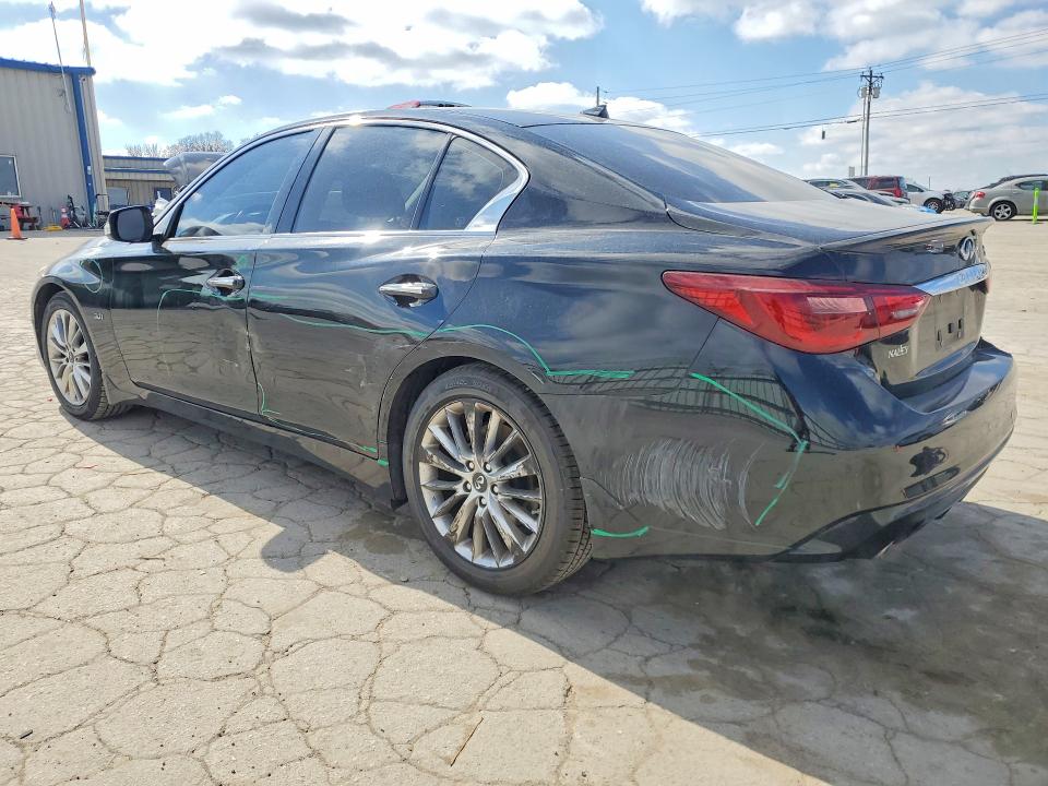 2019 Infiniti Q50 VIN JN1EV7AP1KM513459 COPART salvage auction — REAR END, Ga - Cert Of Title-Salvage, sold $4,850 on 2026-07-13 (photo 2)