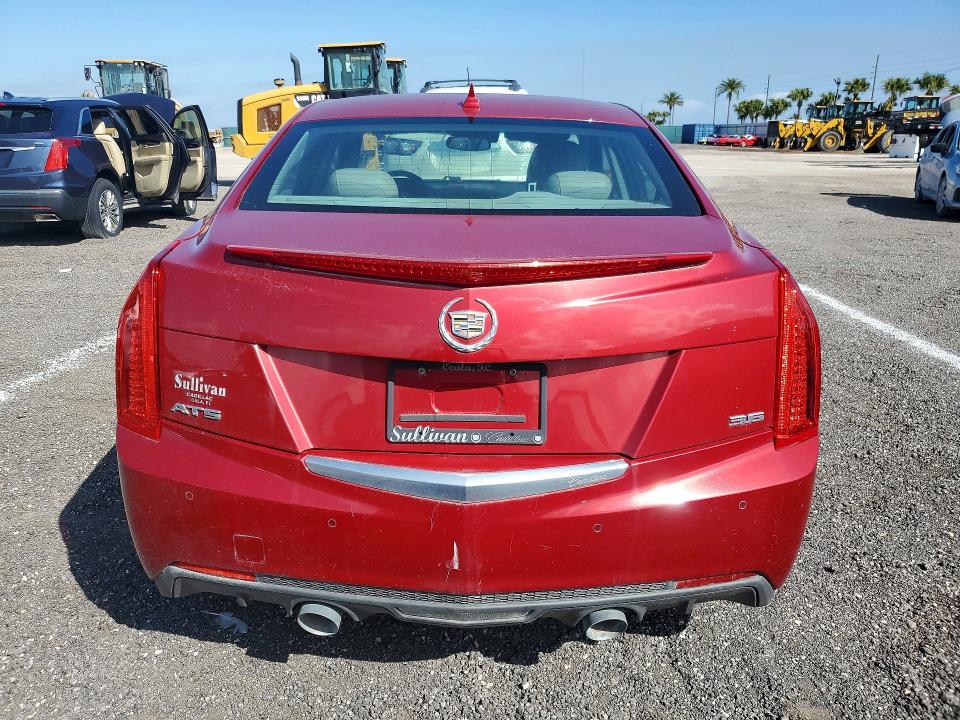 2013 Cadillac Ats VIN 1G6AB5S37D0153633 COPART salvage auction — WATER/FLOOD, Fl - Certificate Of Destruction, sold $1,900 on 2026-08-26 (photo 6)