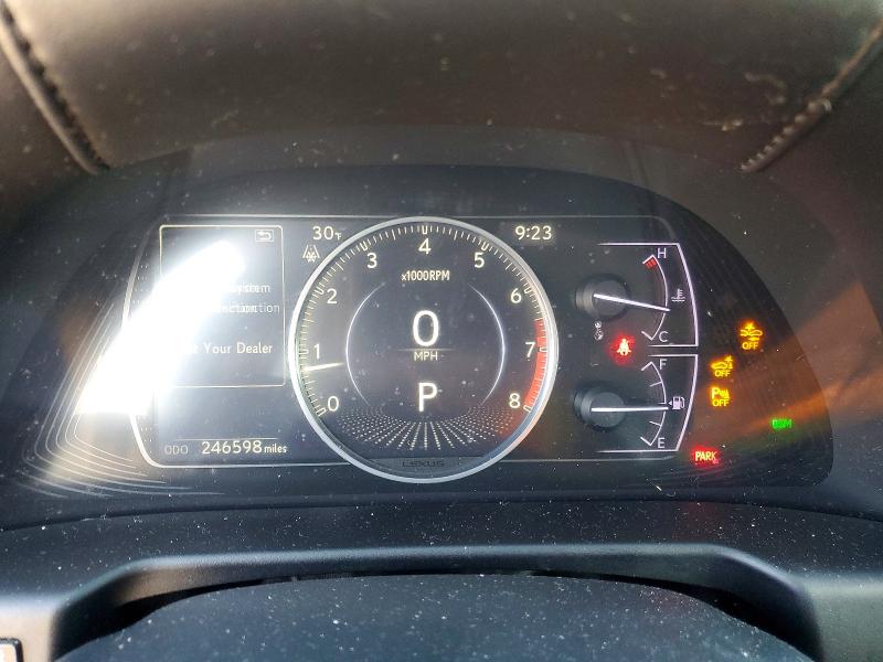 2019 Lexus ES350 VIN 58ABZ1B10KU017911 COPART salvage auction — FRONT END, Va - Cert Of Title - Salvage, sold $8,100 on 2026-07-13 (photo 9)