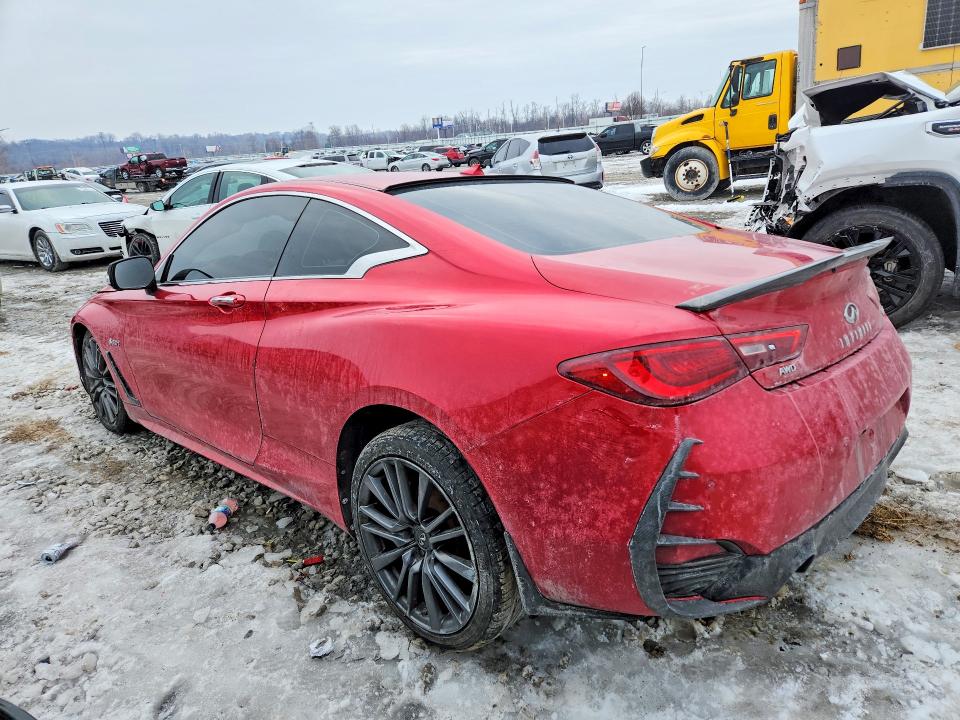 2017 Infiniti Q60 VIN JN1FV7EL1HM701516 COPART salvage auction — FRONT END, Il - Salvage Certificate, sold $3,450 on 2026-07-08 (photo 2)