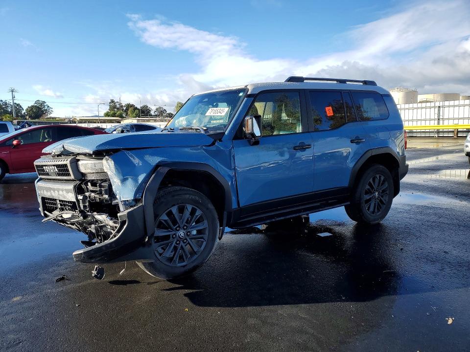 2025 Toyota Land cruiser VIN JTEABFAJXSK026813 COPART salvage auction — Front End, CA - SALVAGE CERTIFICATE, sold $29,250 on 2026-06-08 (photo 1)