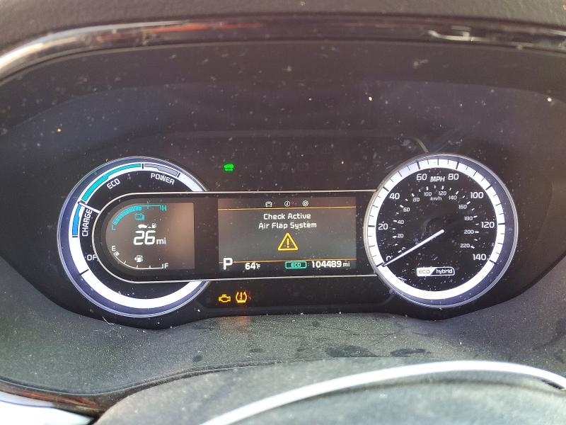 2022 Kia Niro VIN KNDCB3LC7N5534802 COPART salvage auction — REAR END, In - Certificate Of Title, sold $3,050 on 2026-07-06 (photo 9)