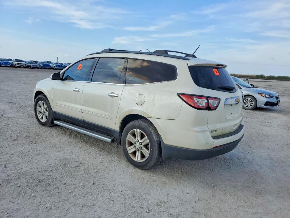 2014 Chevrolet Traverse VIN 1GNKRHKD0EJ331733 COPART salvage auction — WATER/FLOOD, Fl - Cert Of Title-Slvg Rebld Flood, sold $1,400 on 2026-08-24 (photo 2)