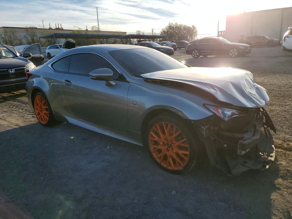 2015 Lexus Rc350 VIN JTHHE5BC5F5003186 COPART salvage auction — FRONT END, Nv - Salvage Title, sold $2,300 on 2026-07-07 (photo 4)