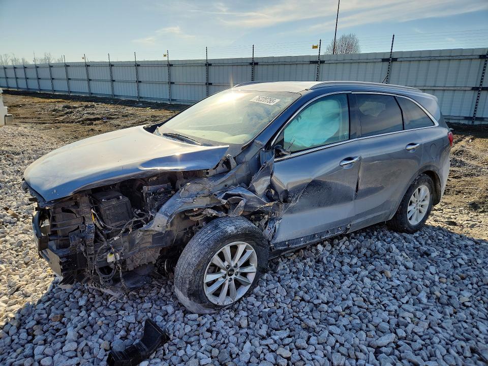 2020 Kia Sorento VIN 5XYPGDA38LG658464 COPART salvage auction — FRONT END, Il - Salvage Certificate, sold $1,200 on 2026-07-08 (photo 1)