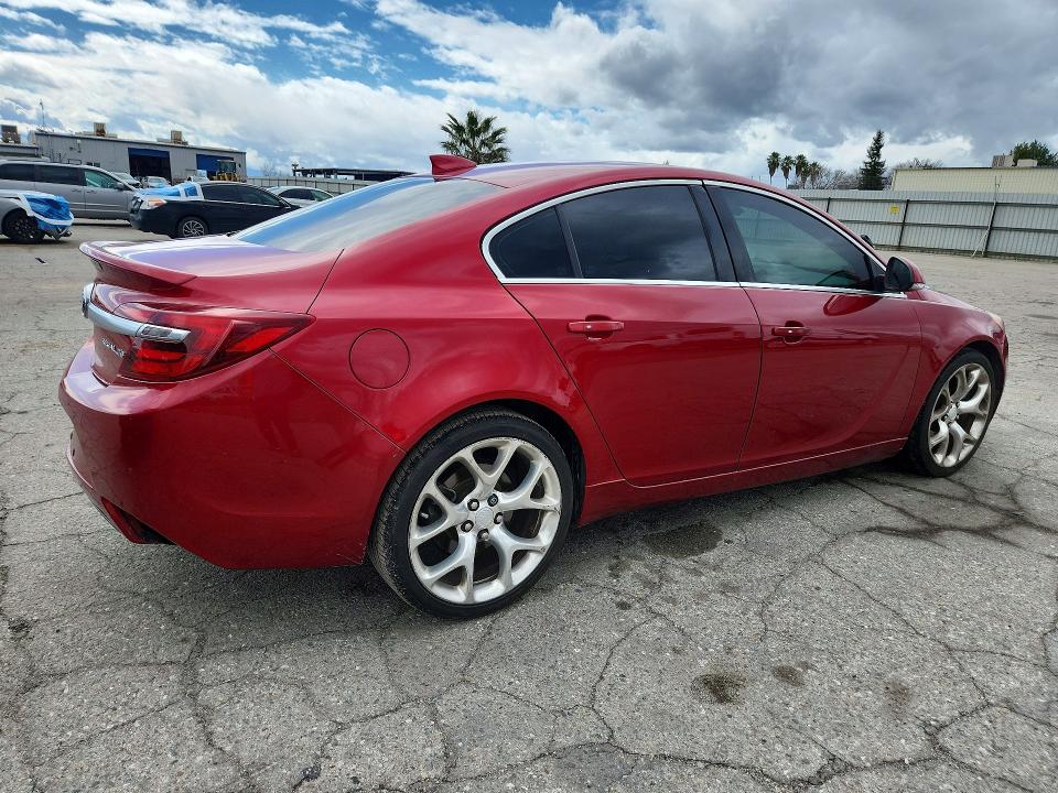 2015 Buick Regal VIN 2G4GT5GX6F9265957 COPART salvage auction — REAR END, Ca - Salvage Certificate, sold $1,700 on 2026-07-10 (photo 3)