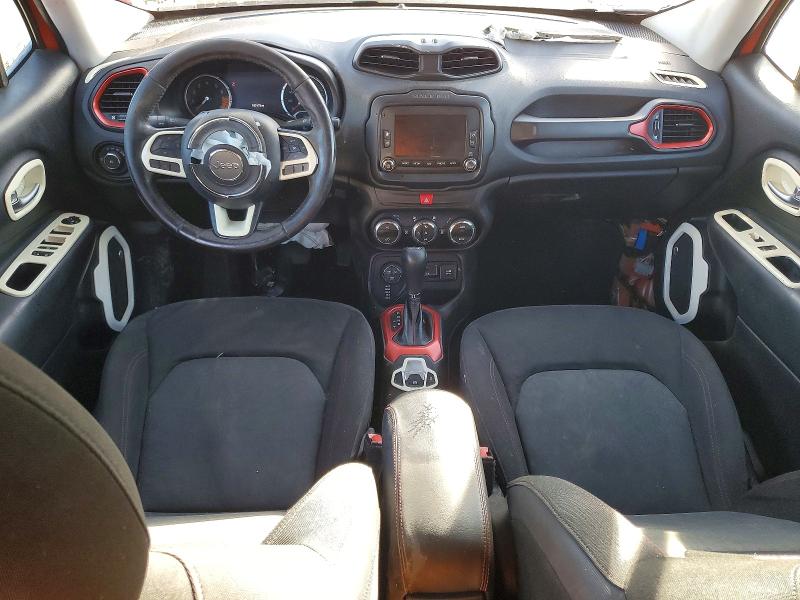 2017 Jeep Renegade VIN ZACCJBCB4HPE76647 COPART salvage auction — FRONT END, Tx - Certificate Of Title, sold $875 on 2026-07-24 (photo 8)
