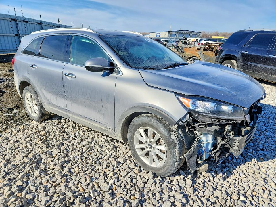 2020 Kia Sorento VIN 5XYPGDA38LG658464 COPART salvage auction — FRONT END, Il - Salvage Certificate, sold $1,200 on 2026-07-08 (photo 4)