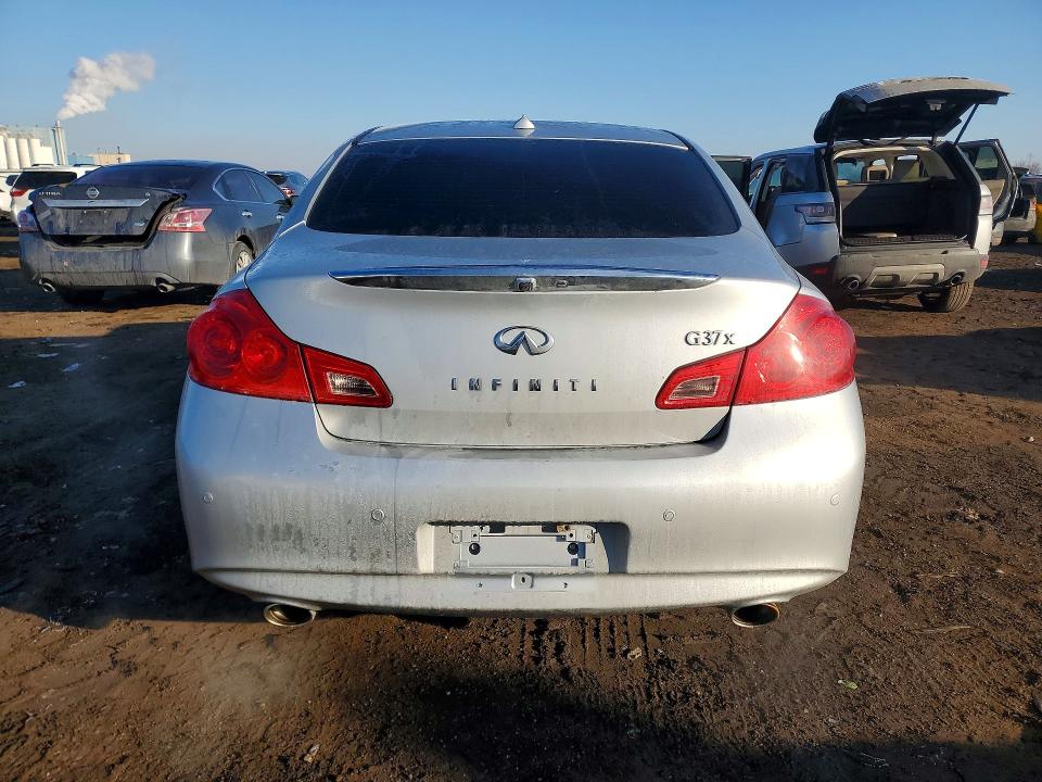 2013 Infiniti G37 VIN JN1CV6AR4DM355995 COPART salvage auction — FRONT END, Il - Salvage Certificate, sold $1,150 on 2026-07-08 (photo 6)