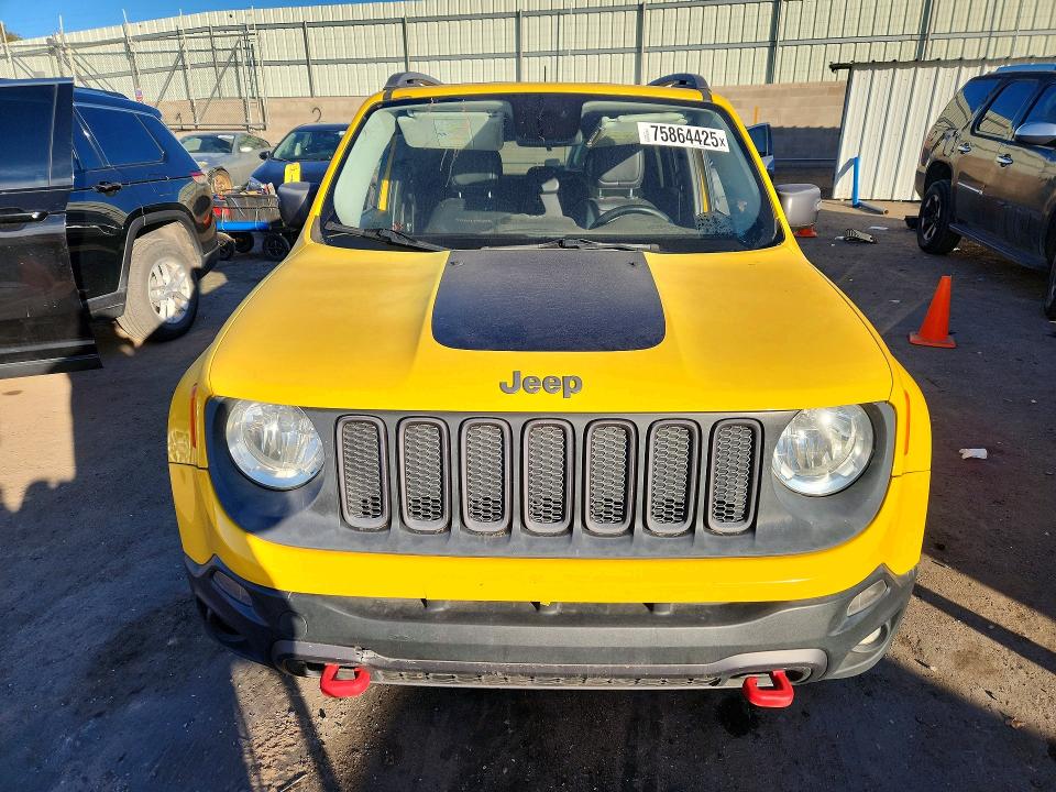 2015 Jeep Renegade VIN ZACCJBCT4FPC16125 COPART salvage auction — MECHANICAL, Nm - Certificate Of Title, sold $1,800 on 2026-07-30 (photo 5)
