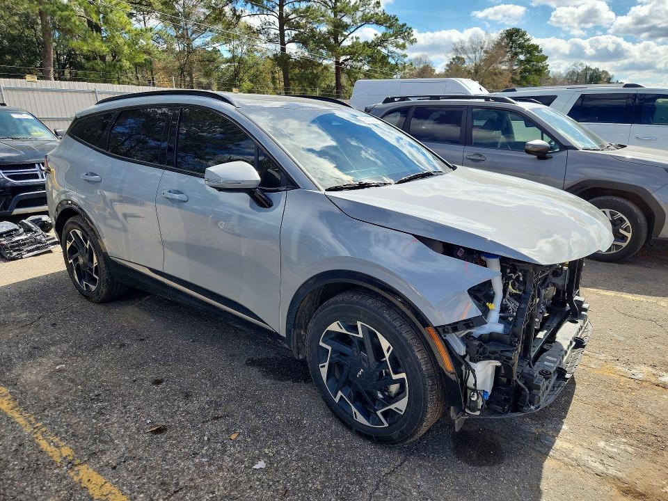 2025 Kia Sportage VIN 5XYK53DF5SG270039 COPART salvage auction — FRONT END, Al - Certificate Of Title, sold $1,100 on 2026-07-27 (photo 4)