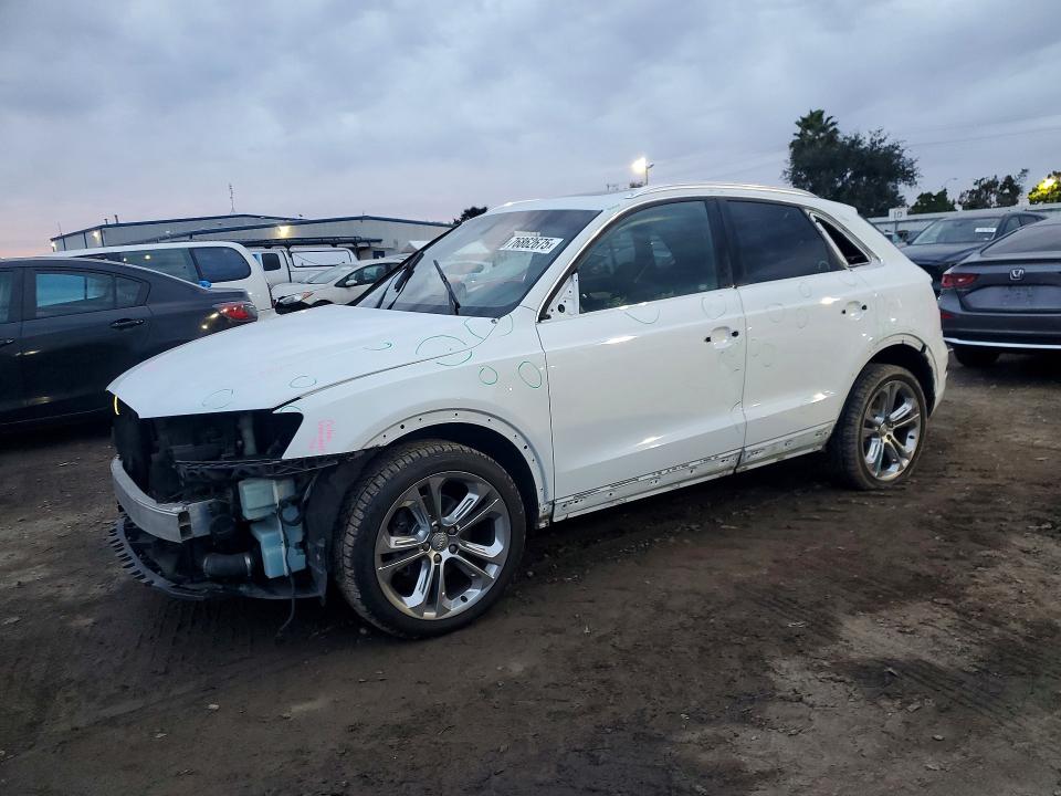 2018 Audi Q3 VIN WA1HCCFSXJR020218 COPART salvage auction — VANDALISM, Ca - Salvage Certificate, sold $125 on 2026-07-07 (photo 1)