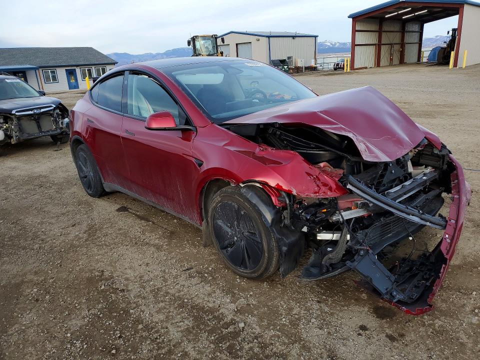 2026 Tesla Model y VIN 7SAYGDEE3TF360897 COPART salvage auction — FRONT END, Mt - Salvage Certificate Of A Vehic, sold $15,800 on 2026-07-14 (photo 4)