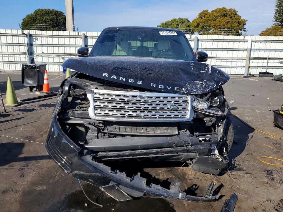 2017 Land rover Rangerover VIN SALGS2FEXHA326247 COPART salvage auction — FRONT END, RB, sold $4,900 on 2026-07-13 (photo 5)