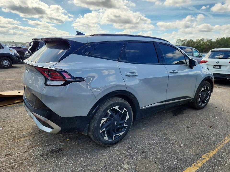 2025 Kia Sportage VIN 5XYK53DF5SG270039 COPART salvage auction — FRONT END, Al - Certificate Of Title, sold $1,100 on 2026-07-27 (photo 3)