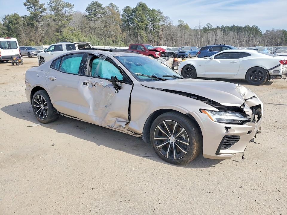 2025 Volvo S60 plus VIN 7JRH60FC0SG364935 COPART salvage auction — FRONT END, Sc - Cert Of Title-Salvage, sold $5,500 on 2026-07-14 (photo 4)