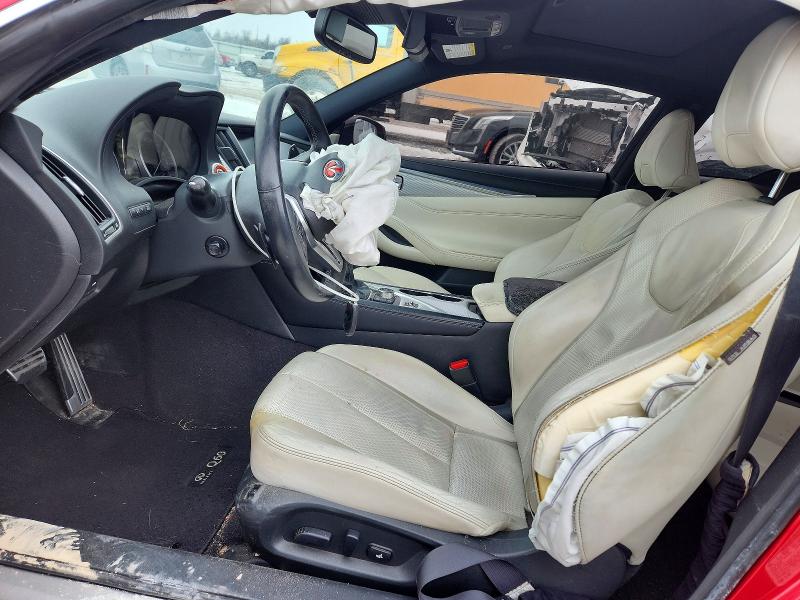 2017 Infiniti Q60 VIN JN1FV7EL1HM701516 COPART salvage auction — FRONT END, Il - Salvage Certificate, sold $3,450 on 2026-07-08 (photo 7)