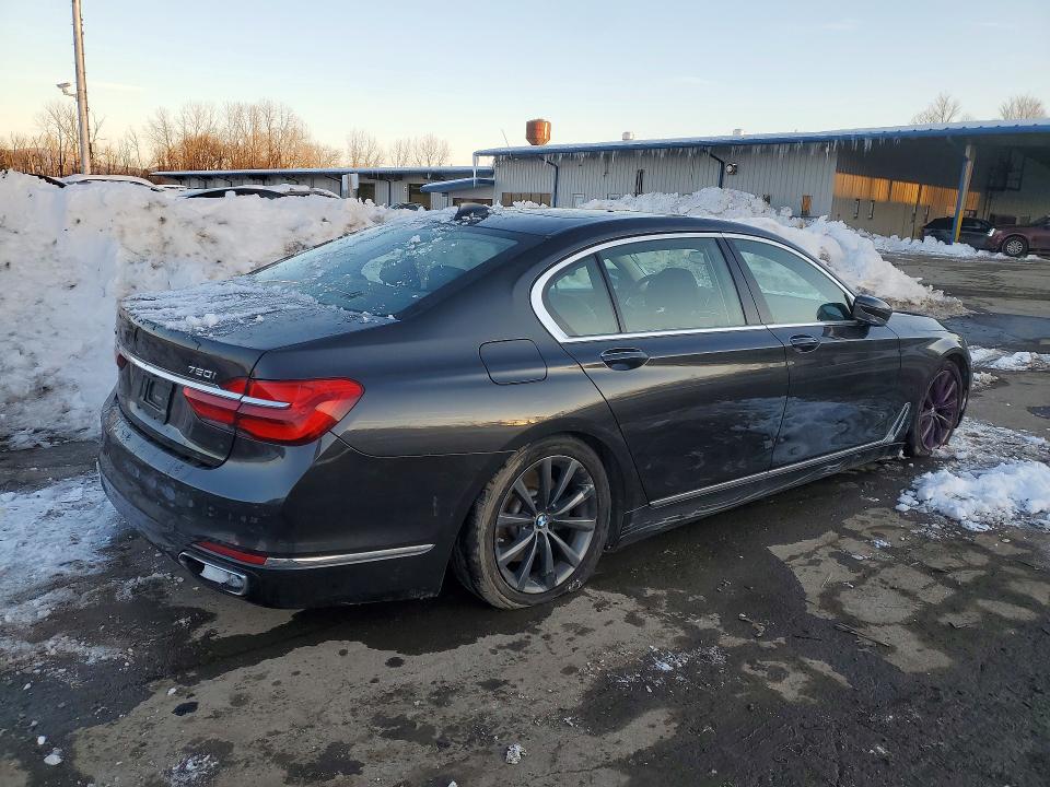 2018 BMW 7 series VIN WBA7F2C56JG424465 COPART salvage auction — NORMAL WEAR, Ar - Certificate Of Title (P), sold $9,600 on 2026-07-28 (photo 3)