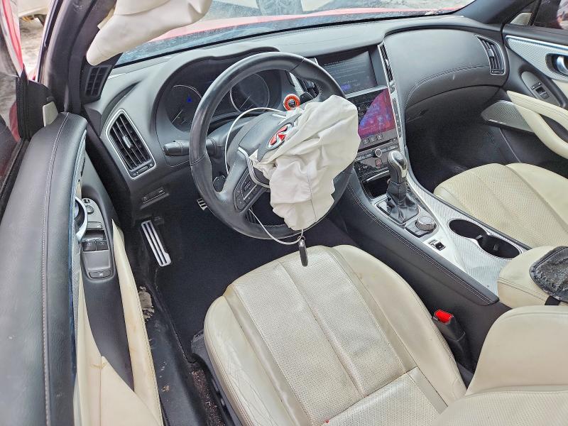 2017 Infiniti Q60 VIN JN1FV7EL1HM701516 COPART salvage auction — FRONT END, Il - Salvage Certificate, sold $3,450 on 2026-07-08 (photo 8)