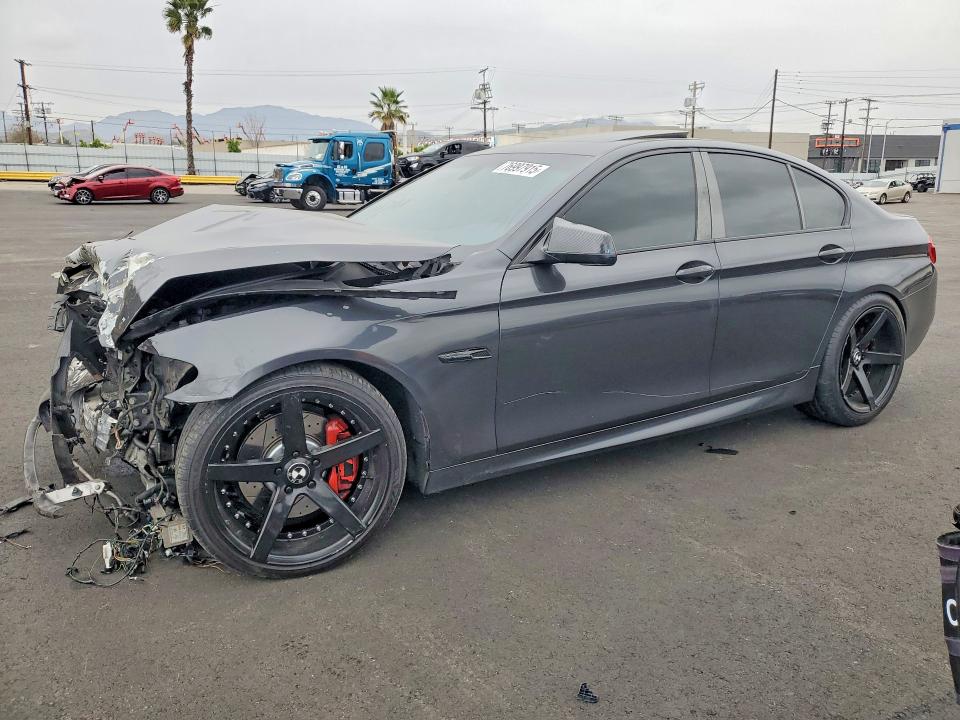 2011 BMW 5 series VIN WBAFR7C52BC607256 COPART salvage auction — FRONT END, Ca - Salvage Certificate, sold $400 on 2026-08-03 (photo 1)