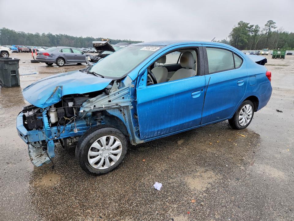 2018 Mitsubishi Mirage VIN ML32F3FJ6JHF03808 COPART salvage auction — FRONT END, Sc - Cert Of Title-Salvage, sold $1,600 on 2026-07-13 (photo 1)