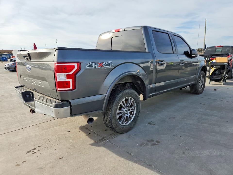 2019 Ford F150 laria VIN 1FTFW1E12KFC64739 COPART salvage auction — REAR END, Tx - Certificate Of Title, sold $9,500 on 2026-07-30 (photo 3)