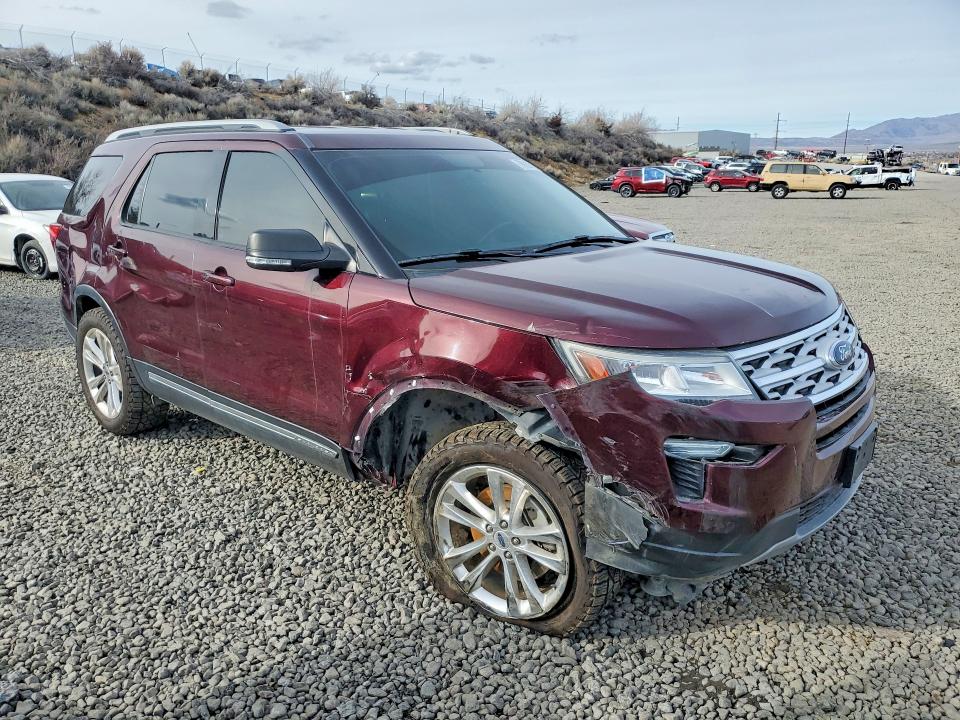 2019 Ford Explorer VIN 1FM5K8D89KGA73615 COPART salvage auction — SIDE, Nv - Salvage Title, sold $2,600 on 2026-07-09 (photo 4)