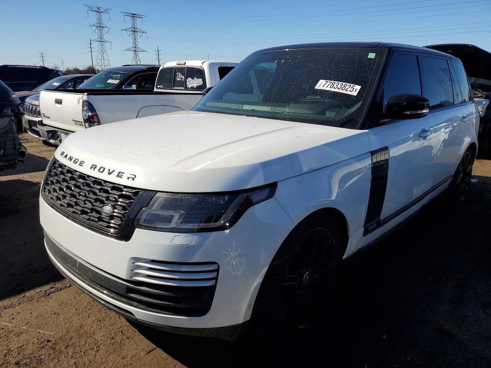 2018 Land rover Rangerover VIN SALGS5RE9JA389018 COPART salvage auction — MECHANICAL, Oh - Certificate Of Title (P), sold $18,500 on 2026-07-28 (photo 1)