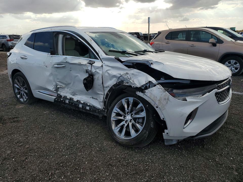 2021 Buick Envision VIN LRBFZRR41MD122678 COPART salvage auction — SIDE, Fl - Cert Of Title Slvg Rebuildable, sold $5,300 on 2026-07-27 (photo 4)
