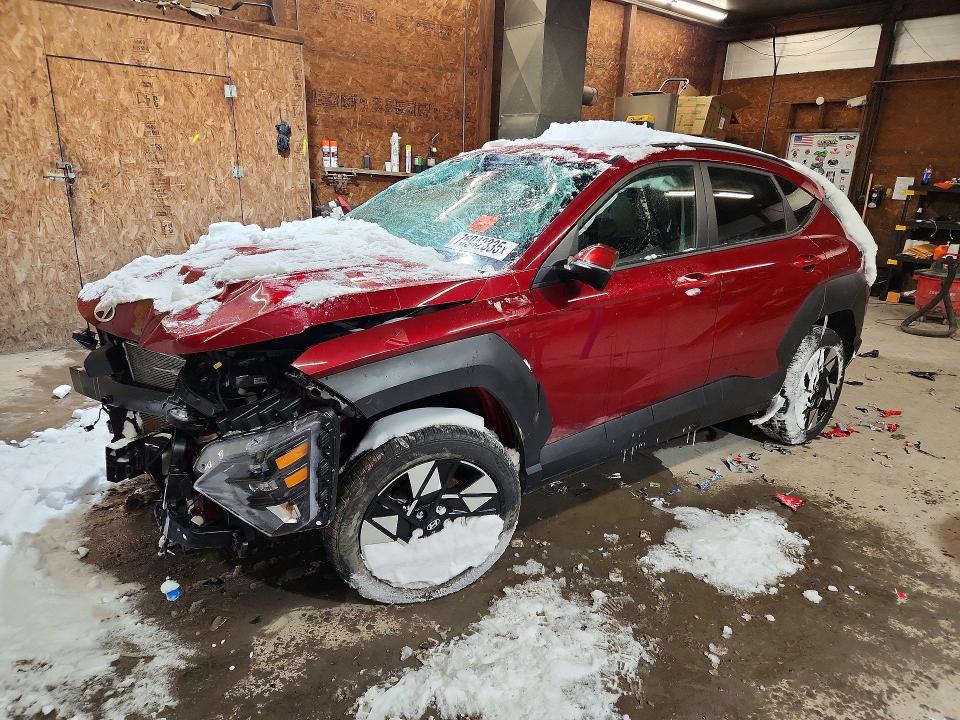 2025 Hyundai Kona VIN KM8HBCAB8SU300519 COPART salvage auction — FRONT END, Az - Cert Of Title - Salvage, sold $1,350 on 2026-07-30 (photo 1)