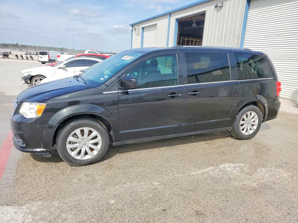2019 Dodge Caravan VIN 2C4RDGCG4KR802296 COPART salvage auction — WATER/FLOOD, Tx - Salvage Title-Flood Damage (P), sold $7,300 on 2026-07-27 (photo 1)