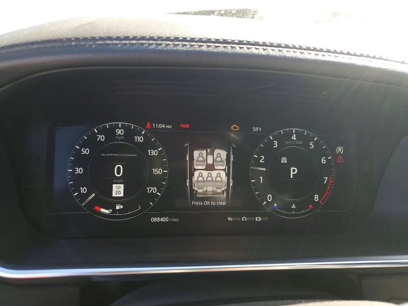 2018 Land rover Rangerover VIN SALGS5RE9JA389018 COPART salvage auction — MECHANICAL, Oh - Certificate Of Title (P), sold $18,500 on 2026-07-28 (photo 9)