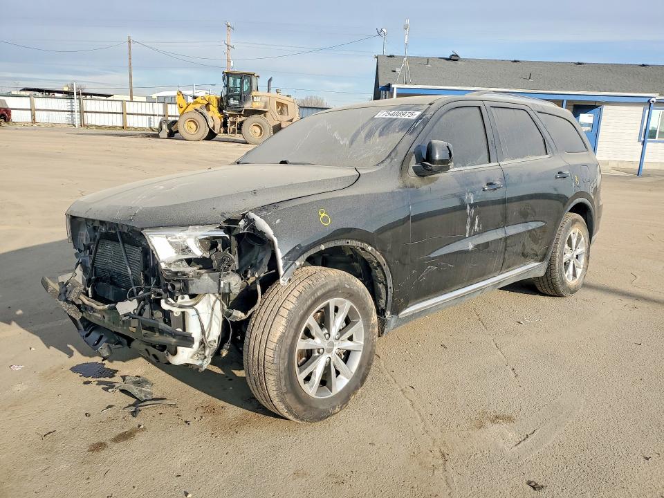 2015 Dodge Durango VIN 1C4RDHDG7FC200866 COPART salvage auction — FRONT END, ID - SALVAGE CERTIFICATE OF TITLE, sold $1,550 on 2026-07-09 (photo 1)