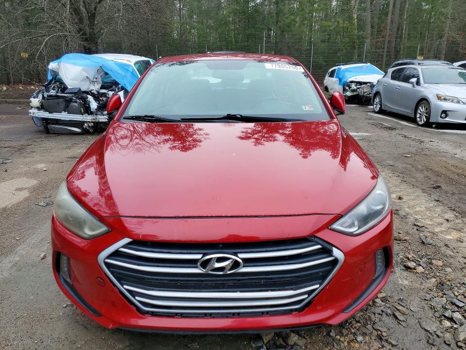 2017 Hyundai Elantra VIN KMHD84LF6HU177802 COPART salvage auction — REAR END, In - Certificate Of Title, sold $1,850 on 2026-07-24 (photo 5)
