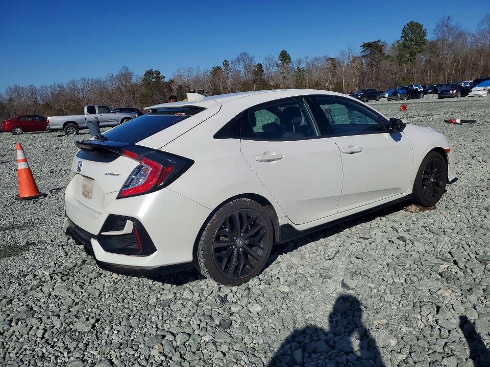 2020 Honda Civic VIN SHHFK7H41LU212849 COPART salvage auction — FRONT END, Nc - Salvage Certificate Of Title, sold $6,100 on 2026-07-29 (photo 3)