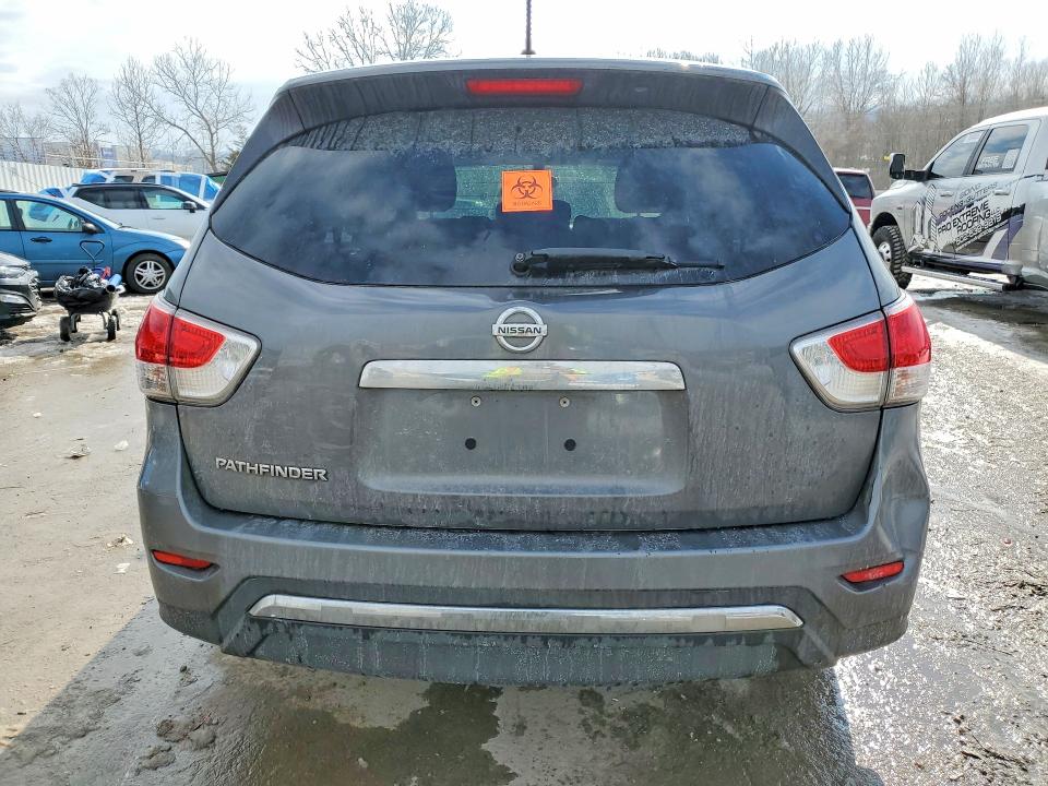 2015 Nissan Pathfinder VIN 5N1AR2MN2FC622825 COPART salvage auction — FRONT END, In - Certificate Of Title, sold $300 on 2026-07-02 (photo 6)