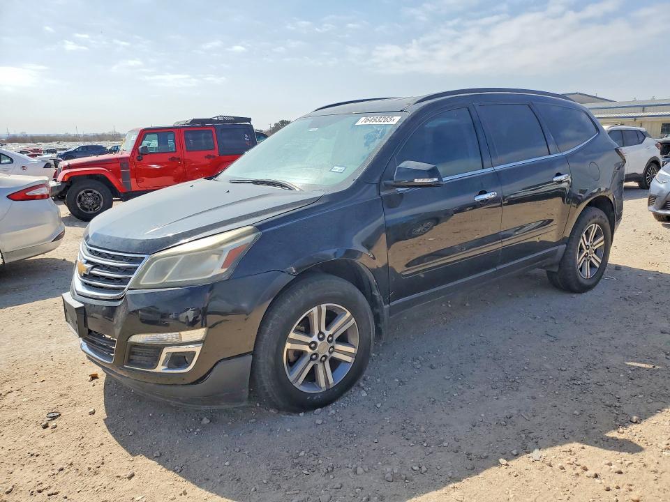 2017 Chevrolet Traverse VIN 1GNKRHKD6HJ280615 COPART salvage auction — FRONT END, Ca - Dis/Dlr/Exp Only Clean Title, sold $1,700 on 2026-07-02 (photo 1)