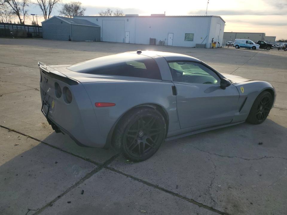 2005 Chev Corvette VIN 1G1YY24U755136682 COPART salvage auction — SIDE, CA - SALVAGE CERTIFICATE, sold $4,900 on 2026-07-06 (photo 3)