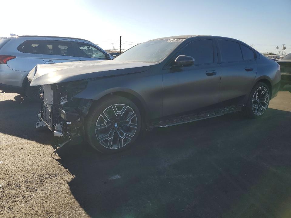 2026 BMW I5 edrive VIN WBY63HG02TCV14181 COPART salvage auction — FRONT END, Ca - Salvage Certificate, sold $7,700 on 2026-07-01 (photo 1)