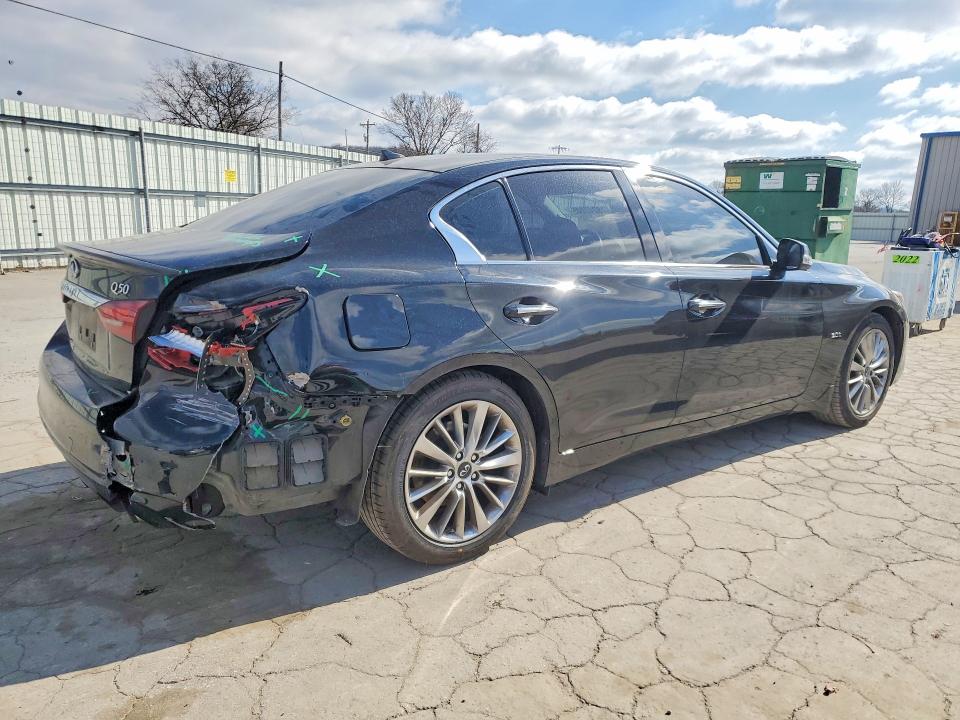 2019 Infiniti Q50 VIN JN1EV7AP1KM513459 COPART salvage auction — REAR END, Ga - Cert Of Title-Salvage, sold $4,850 on 2026-07-13 (photo 3)
