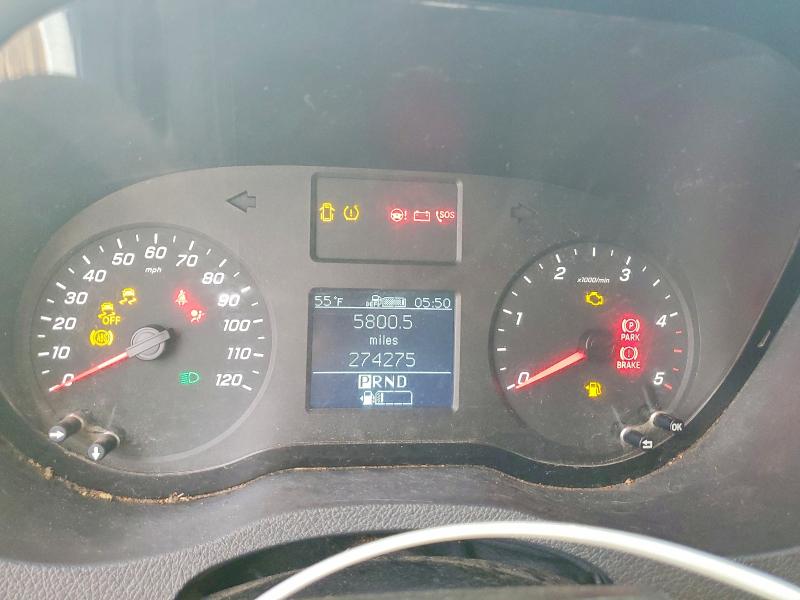 2020 Mercedes-benz Sprinter VIN W1W4EBHY1LT019754 COPART salvage auction — FRONT END, CA - DIS/DLR/EXP ONLY CLEAN TITLE (P), sold $8,500 on 2026-07-20 (photo 9)