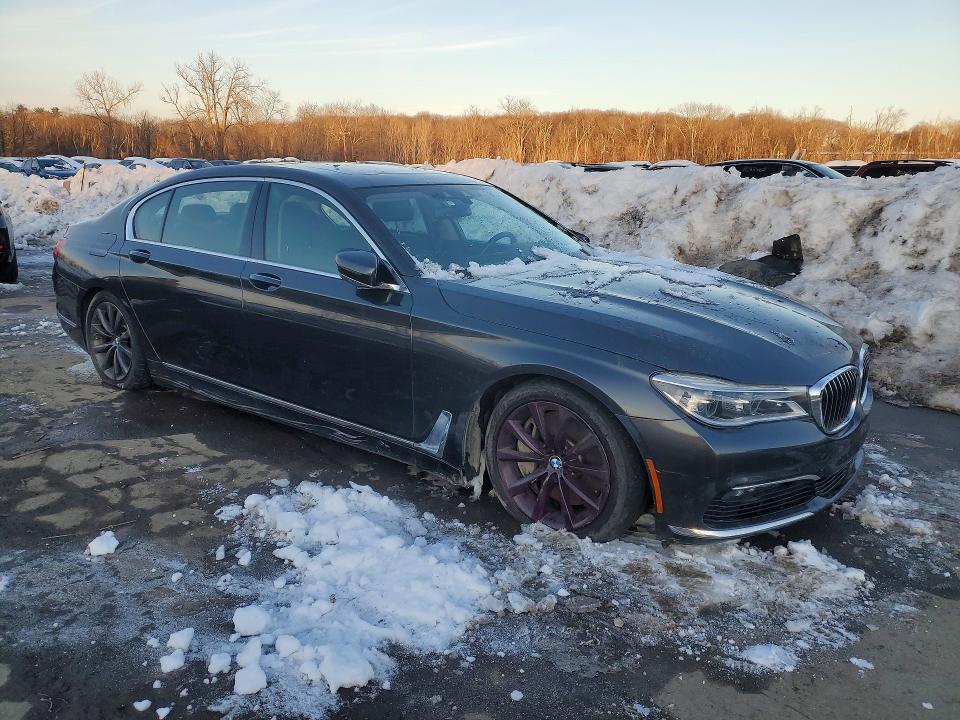 2018 BMW 7 series VIN WBA7F2C56JG424465 COPART salvage auction — NORMAL WEAR, Ar - Certificate Of Title (P), sold $9,600 on 2026-07-09 (photo 4)